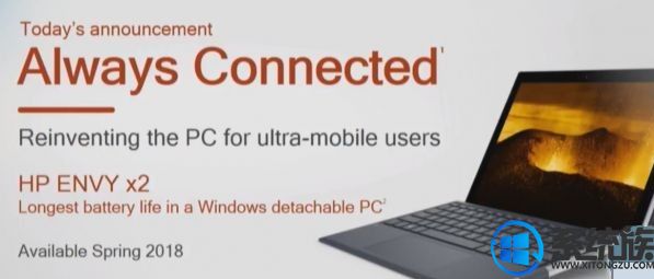 骁龙835版Windows 10笔记本惠普Envyx2通过FCC认证