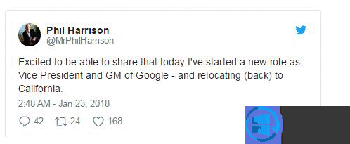 菲尔哈里森将加入谷歌，曾任微软Xbox高管