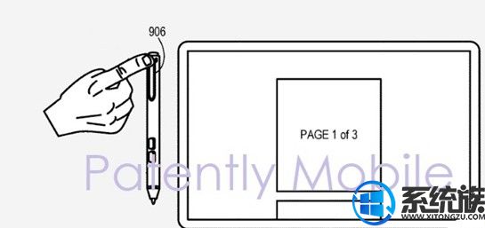 微软新专利曝光，可用触控笔代替鼠标