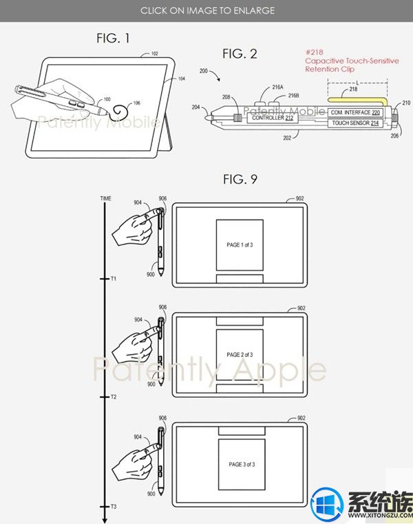 微软新专利曝光，可用触控笔代替鼠标