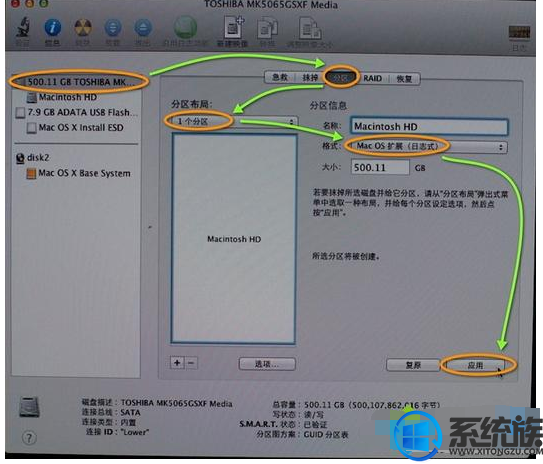 苹果电脑macbook win7/8/10系统怎么样装回mac os系统