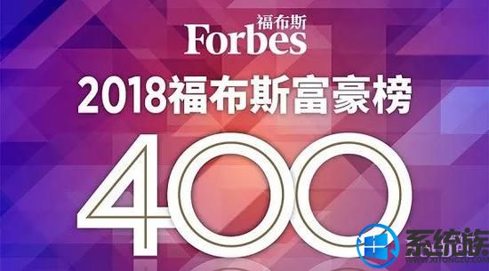 最新2018福布斯中国400富豪榜出炉，马云回归榜首