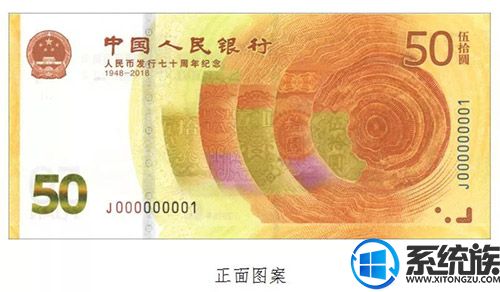 央行最新发行的50元纪念钞美翻网友