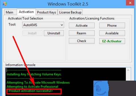 专业版win8/8.1激活教程分享|图解toolkit激活工具激活Windows8系统方法