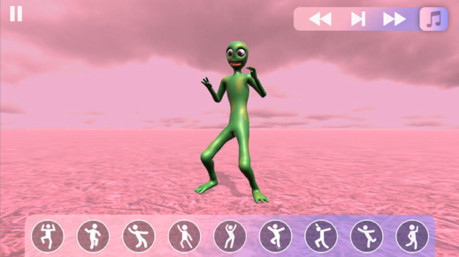 绿色外星人跳舞
