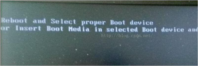 华硕电脑出现reboot and select proper boot device解决办法