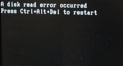 怎么解决电脑提示a disk read error occurred错误的办法