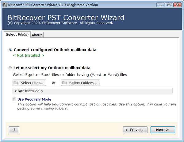 BitRecover PST Unlock Wizard免费版